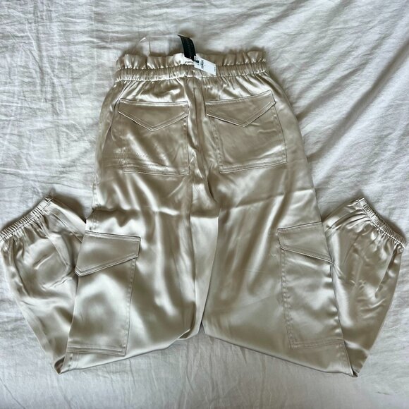 Brand New-Banana Republic Santin Cargo Jogger Size small Color: Oyster - Picture 3 of 5